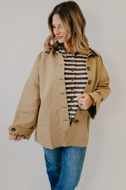 By Together | Winslet Jacket Woven | Khaki Brown