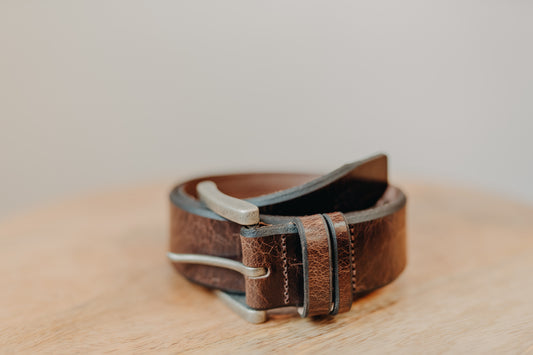 The Normal Brand | Vintage Glazed Leather Belt