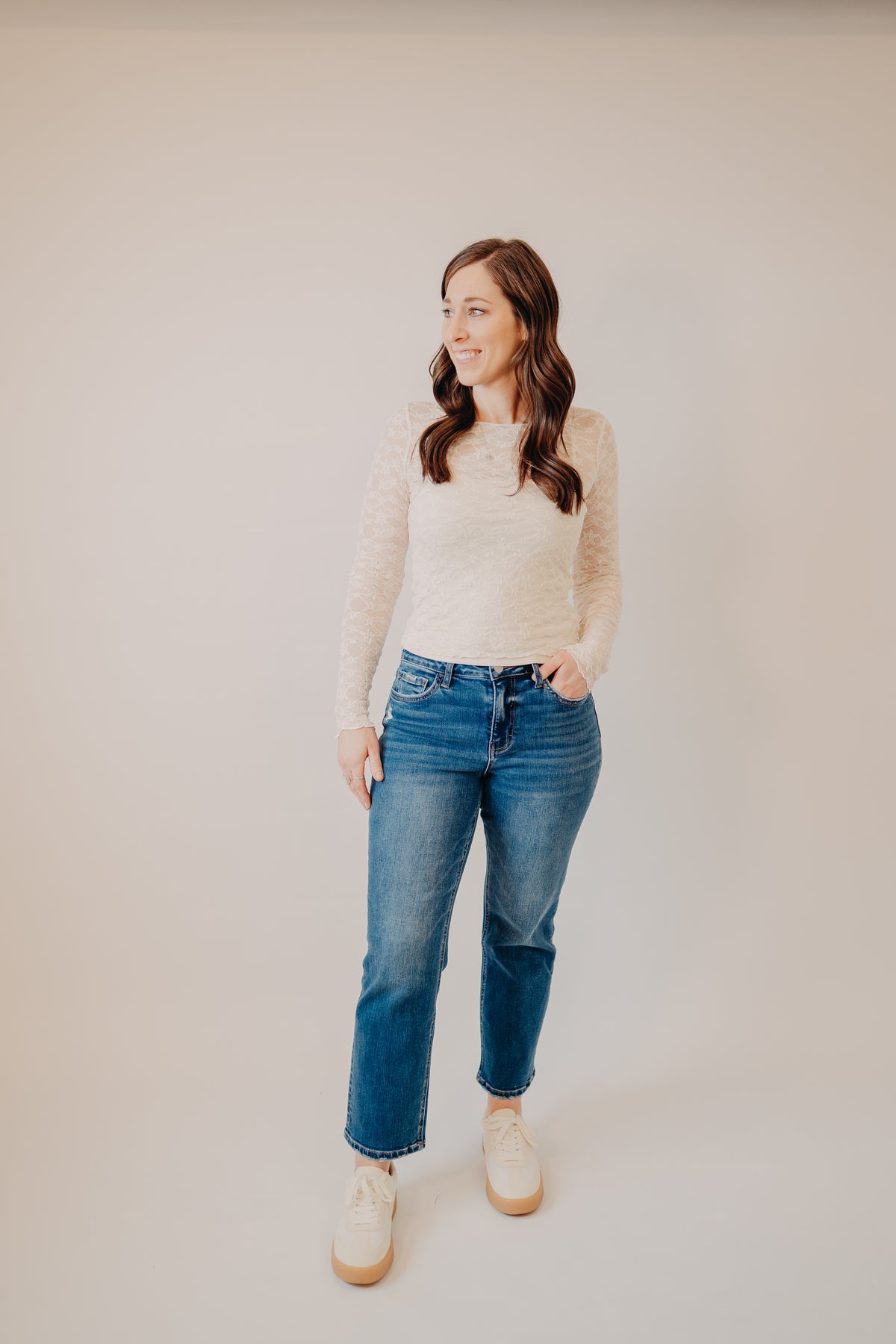 Flying Monkey | High Rise Ankle Straight | Charming