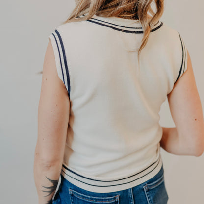 Thread & Supply | Jessie Vest | White