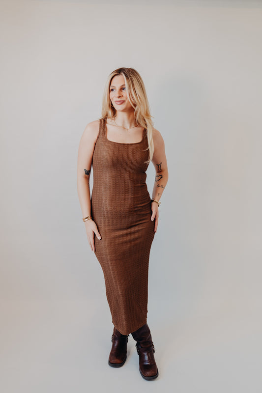 Mod Ref | The Evelyn Dress | Brown