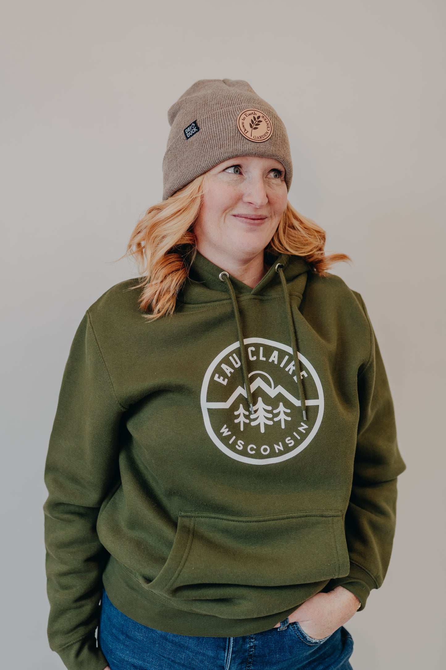Eau Claire Hoodie | Army Green