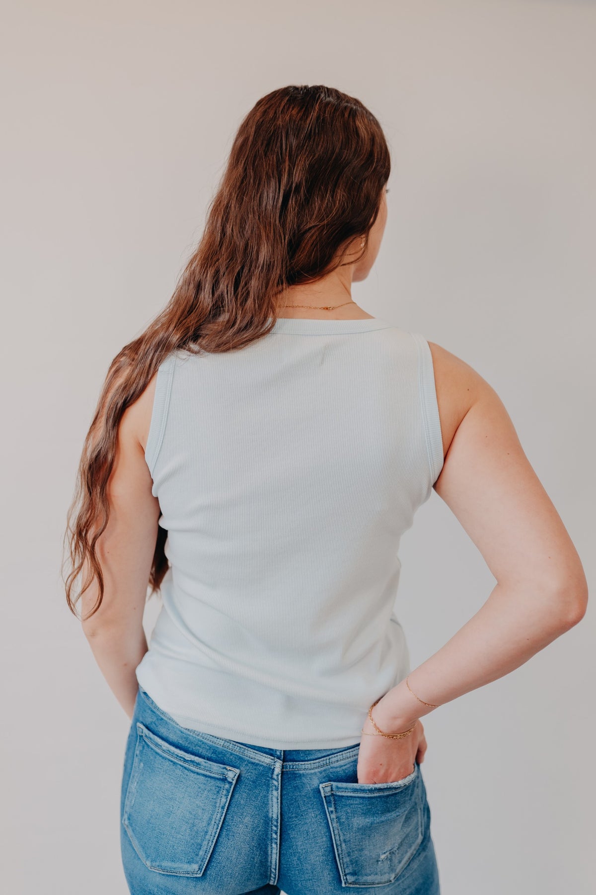 Thread & Supply | Elowen Tank | Ice Blue