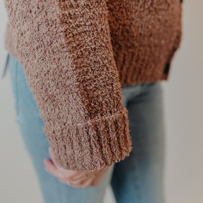 Thread & Supply | Lois Sweater Jacket | Raw Umber