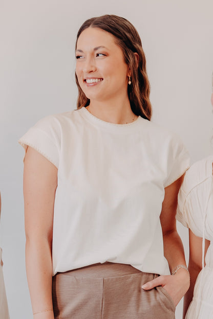 Thread & Supply | Indra Top | Ivory Cream