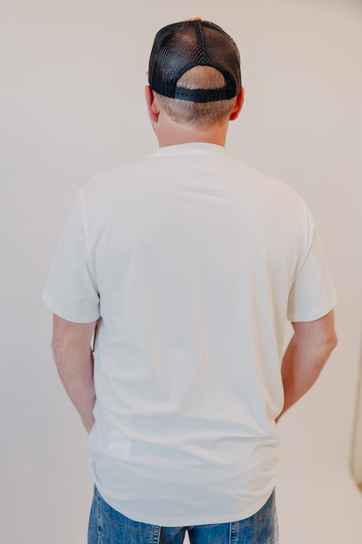 Flag & Anthem | Essential Stretch Crew Tee | White