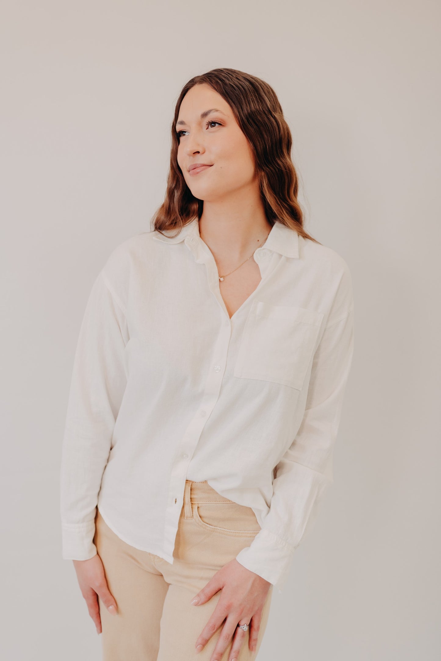 Z Supply | Alfie Button Up Shirt | White