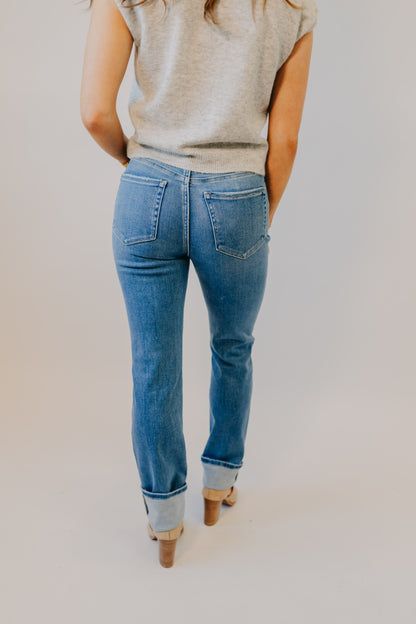 Vervet | High Rise Long Slim Straight | Luxurious