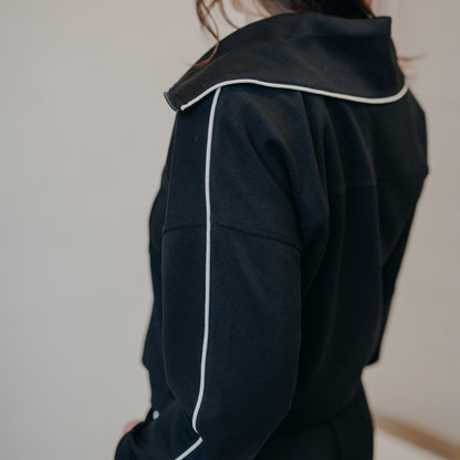 Thread & Supply | Regalia Pullover | Black Ivory