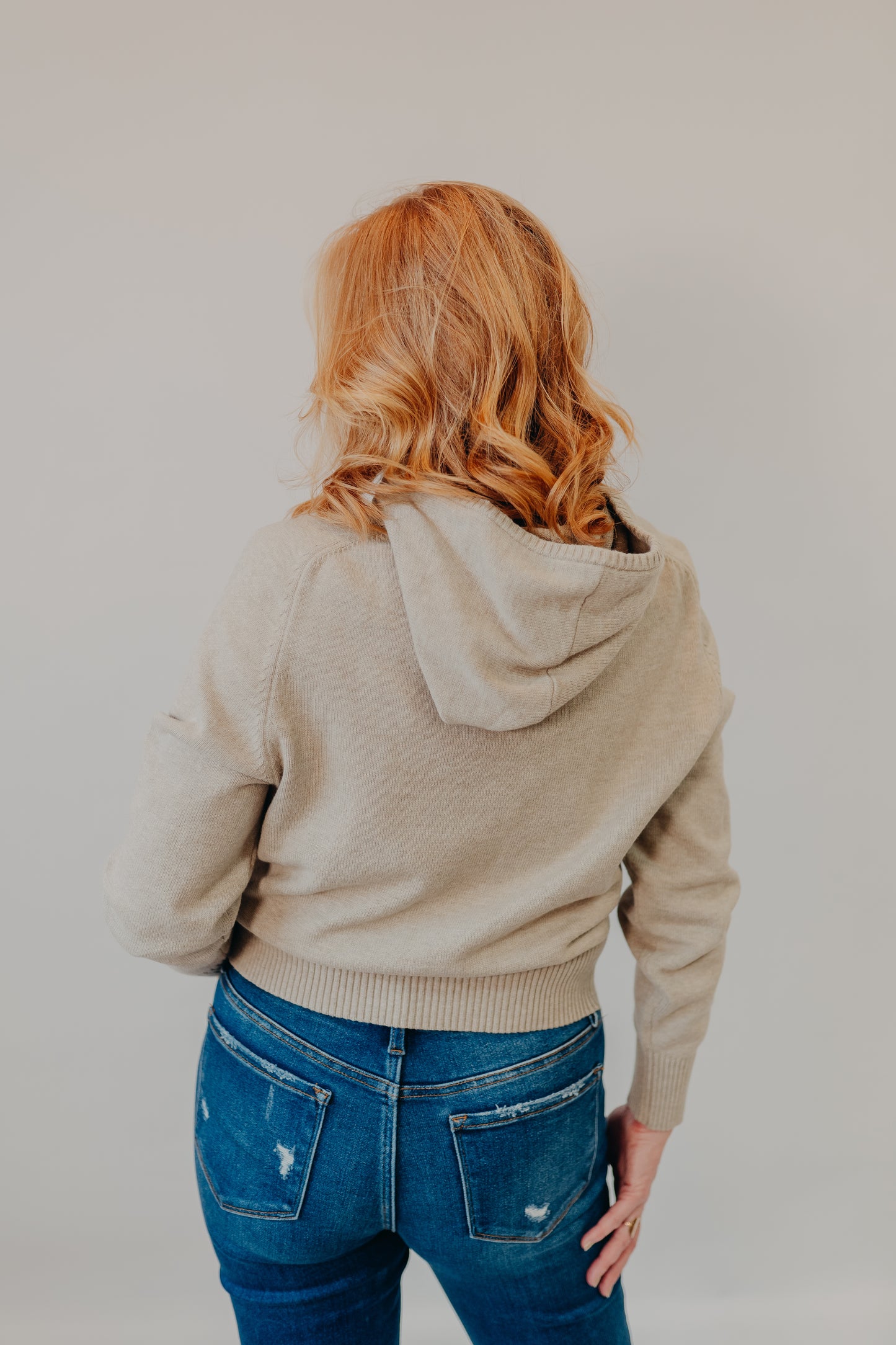 The Normal Brand | Lola Full Zip Hoodie | Oat