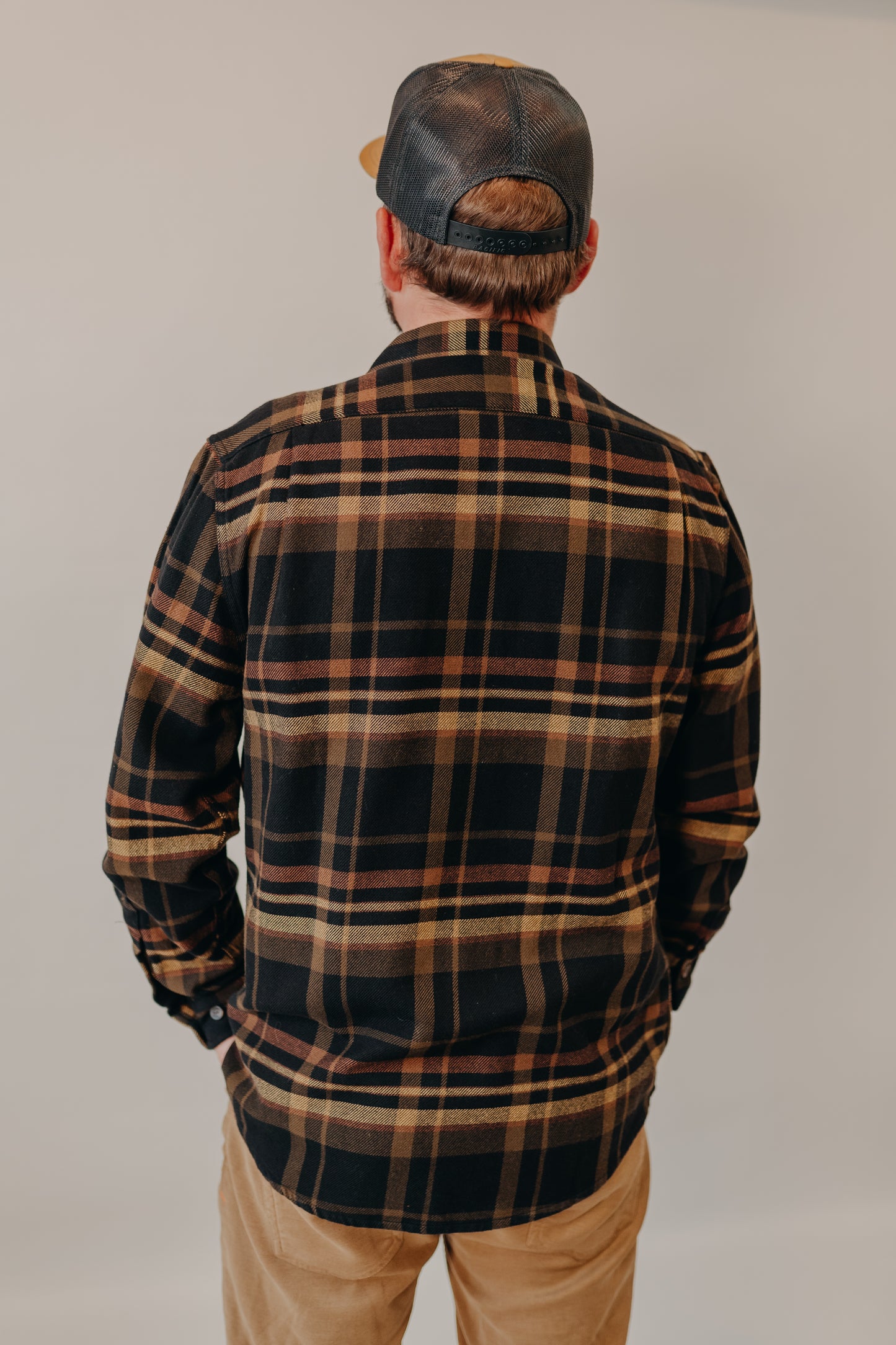 The Normal Brand | Mountain Overshirt | Black Plaid