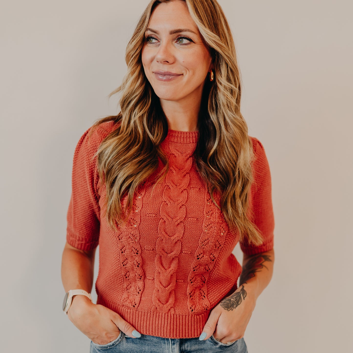 Be Cool | Chunky Puff Sweater | Poppy