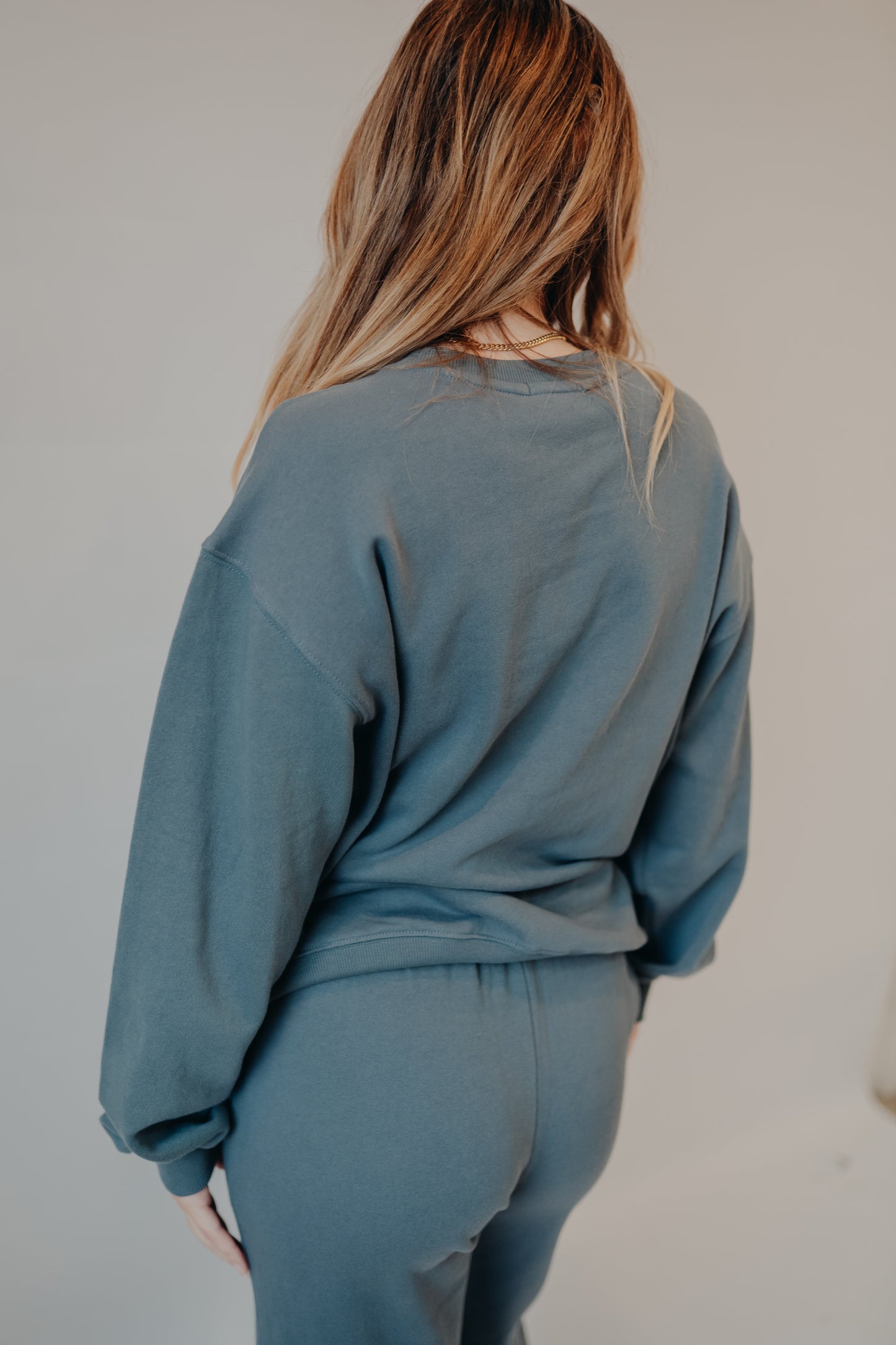 Z Supply | Boyfriend Cotton Sweatshirt | Storm Cloud