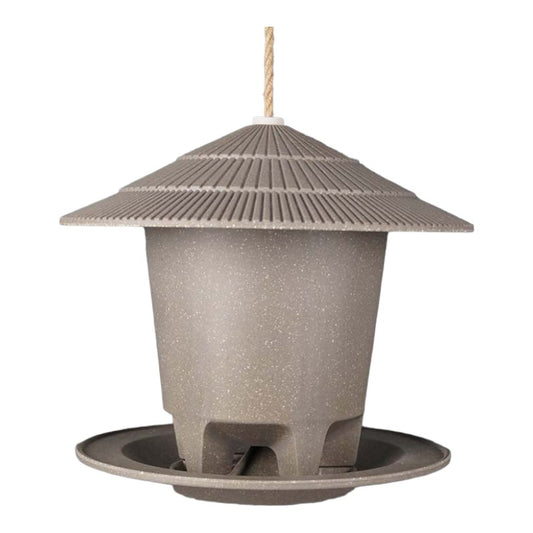 Deluxe Round Bird Feeder - Straw