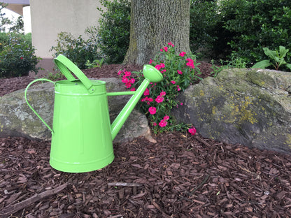 1.2 gal Green Metal Watering Can/Memory Foam Kneel Cushion