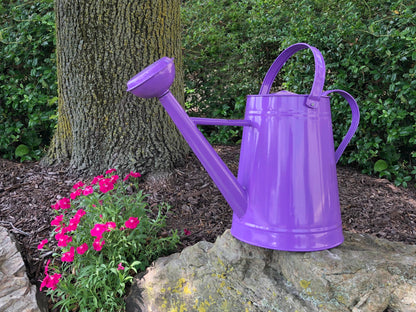 1.2 gal Violet Metal Watering Can/Memory Foam Kneel Cushion