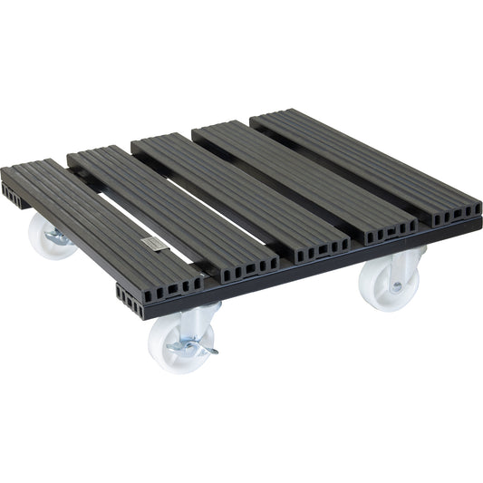 15.4" Gray Square WPC Plant Caddy