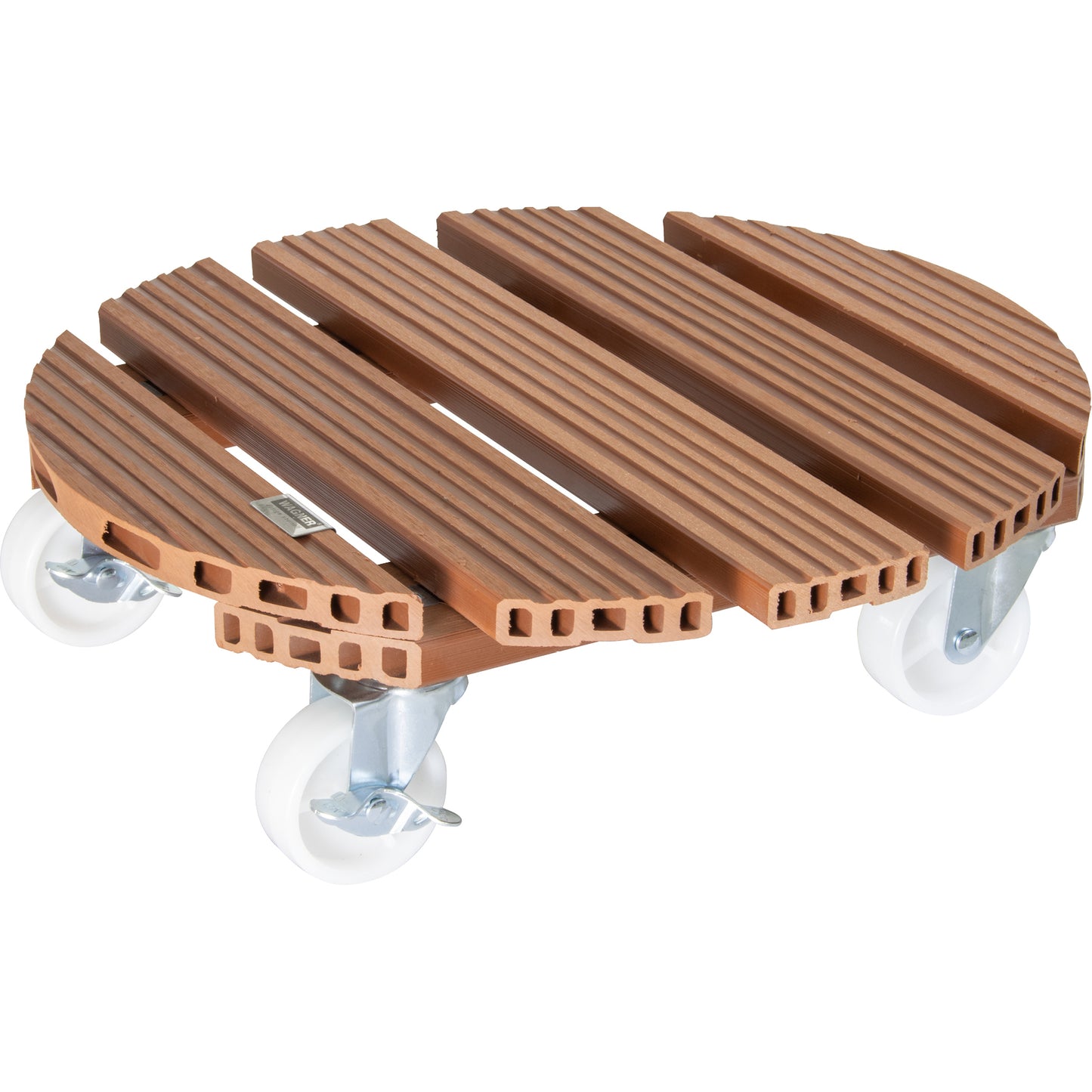 15.1" Terra Cotta Round WPC Plant Caddy
