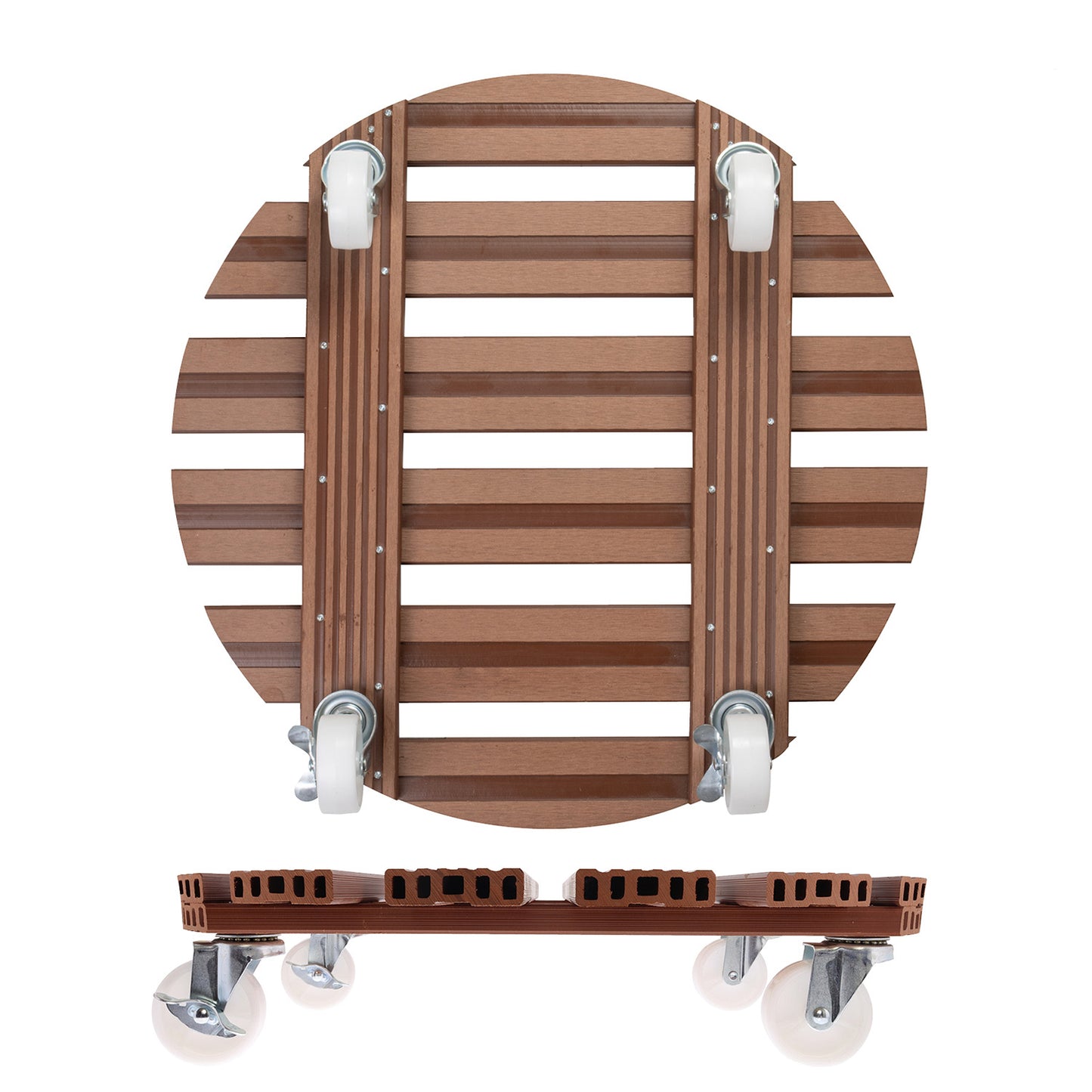 20" Terra Cotta Round WPC Plant Caddy
