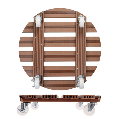 20" Terra Cotta Round WPC Plant Caddy