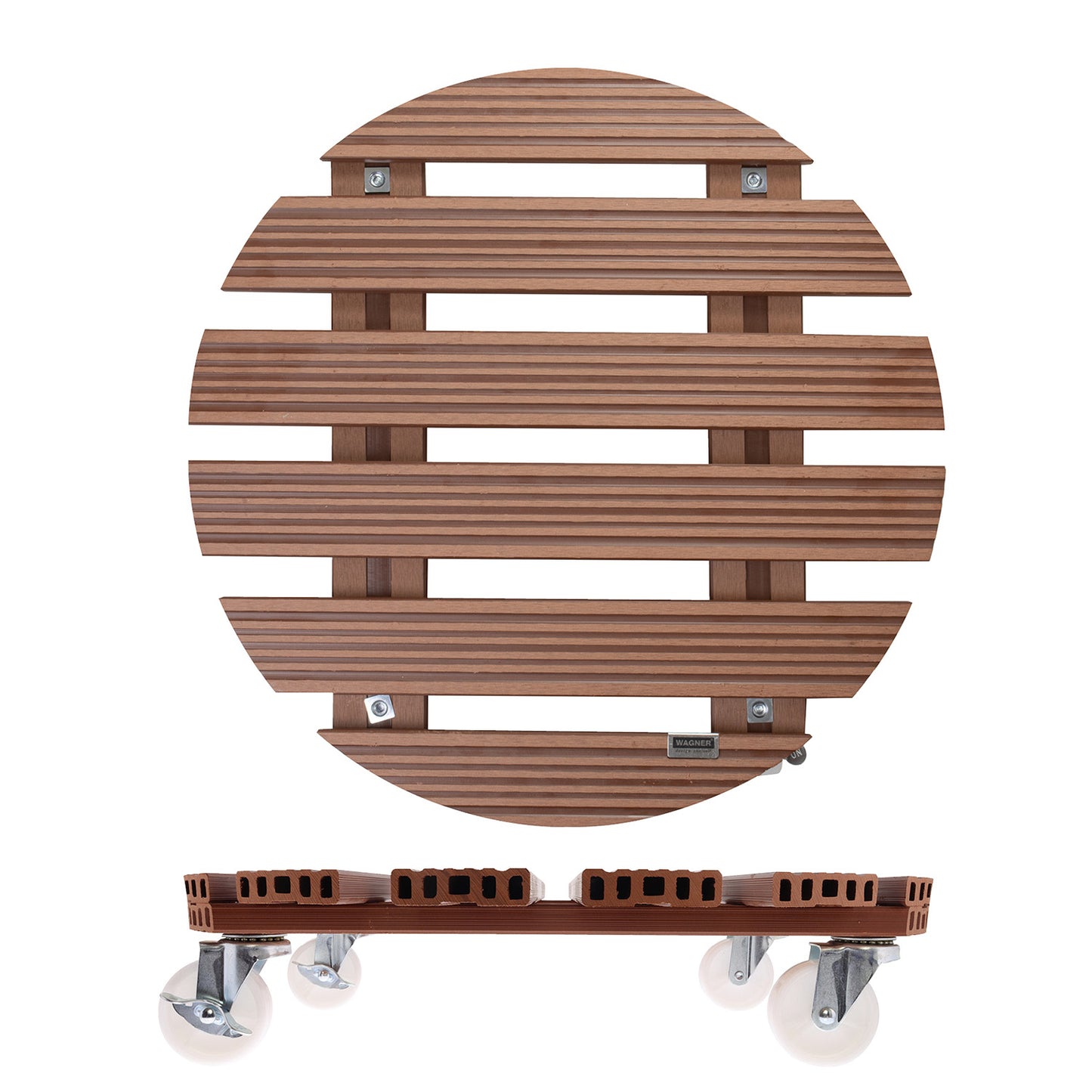20" Terra Cotta Round WPC Plant Caddy