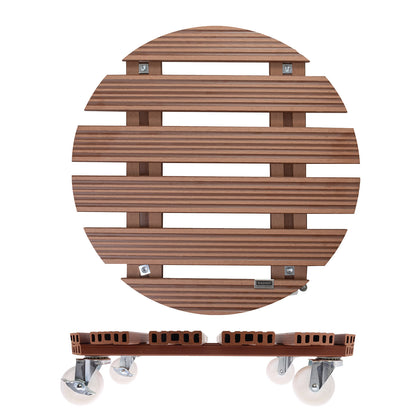 20" Terra Cotta Round WPC Plant Caddy