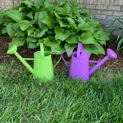 1.2 gal Green Metal Watering Can