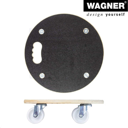 15" Black Round MaxiGrip Plant Caddy