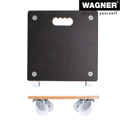 15" Black Square MaxiGrip Plant Caddy