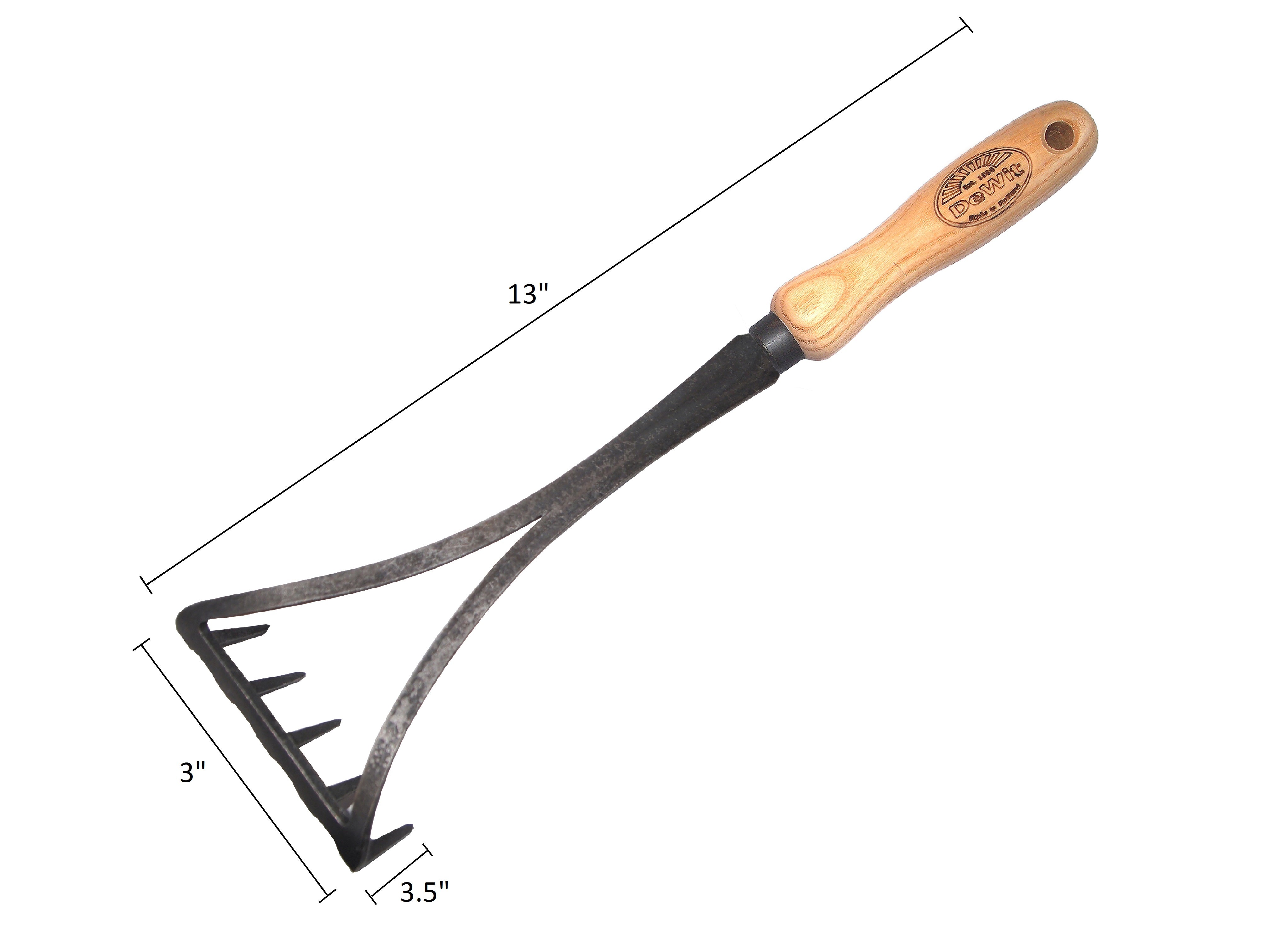 DeWit Hand Rake-Cultivator