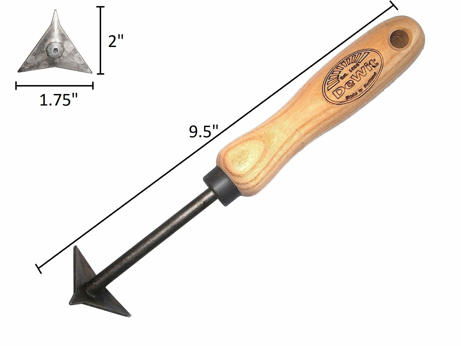 DeWit Paver Tool Triangle Patio Knife