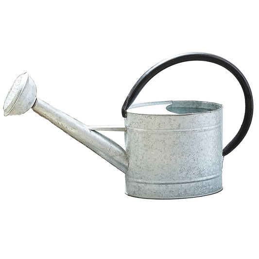 2.1 gal Oval Aged Zinc Watering Can