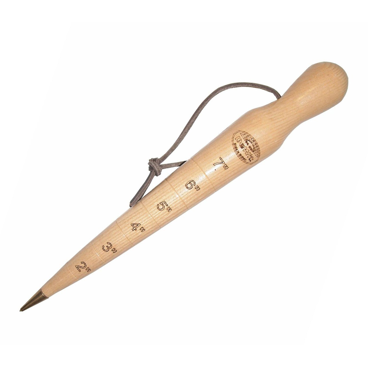 DeWit Dibber - Wooden with Brass Tip – Down to Earth LLC