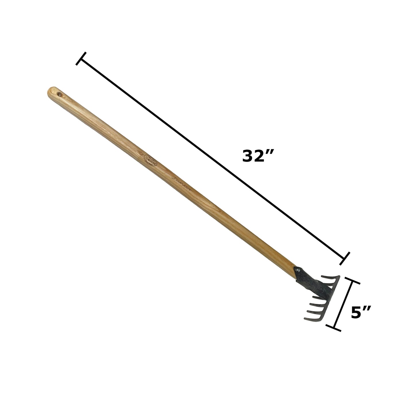 DeWit Junior Rake - Garden Long Handle
