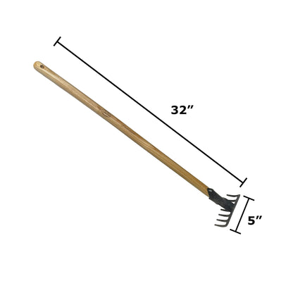 DeWit Junior Rake - Garden Long Handle