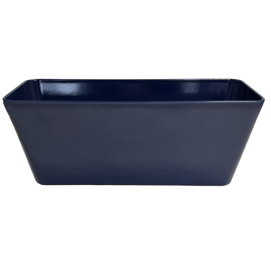 16" Indigo Rectangular Self-Watering Bamboo Planter