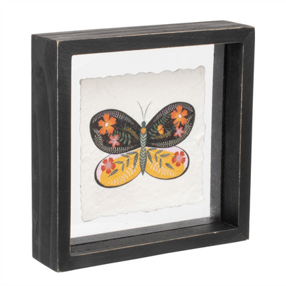 Framed Butterfly Block (Set of 2)