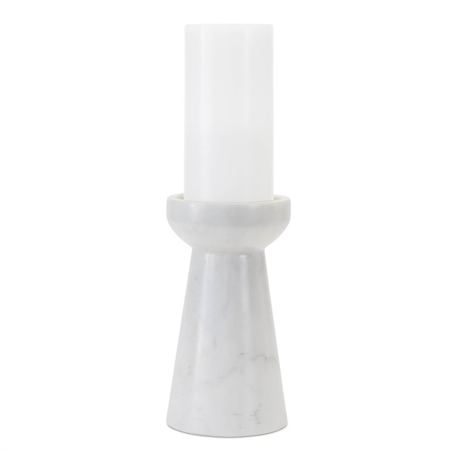 Modern Marble Candle Holder (Set of 2)