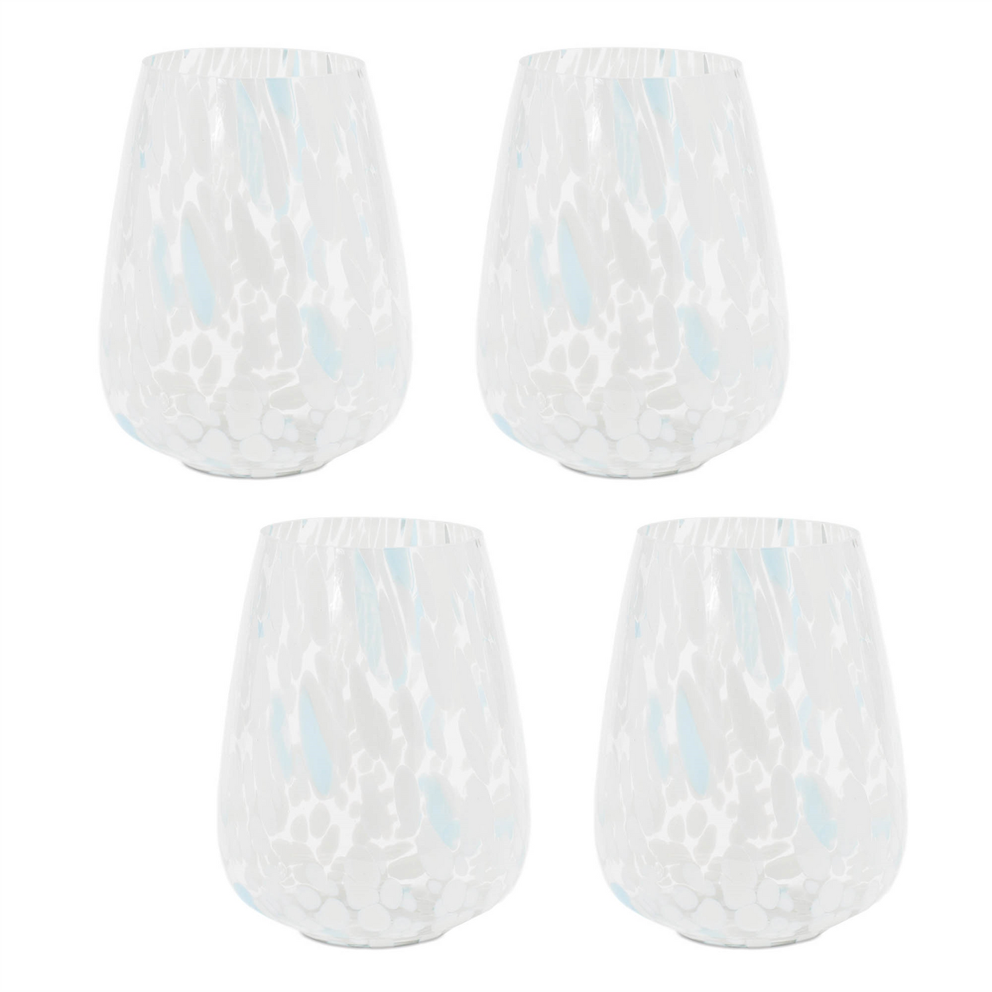 Candle Holder (Set of 4) 6"D x 7.5"H Glass