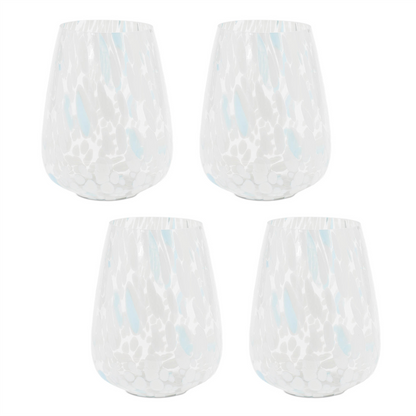 Candle Holder (Set of 4) 6"D x 7.5"H Glass