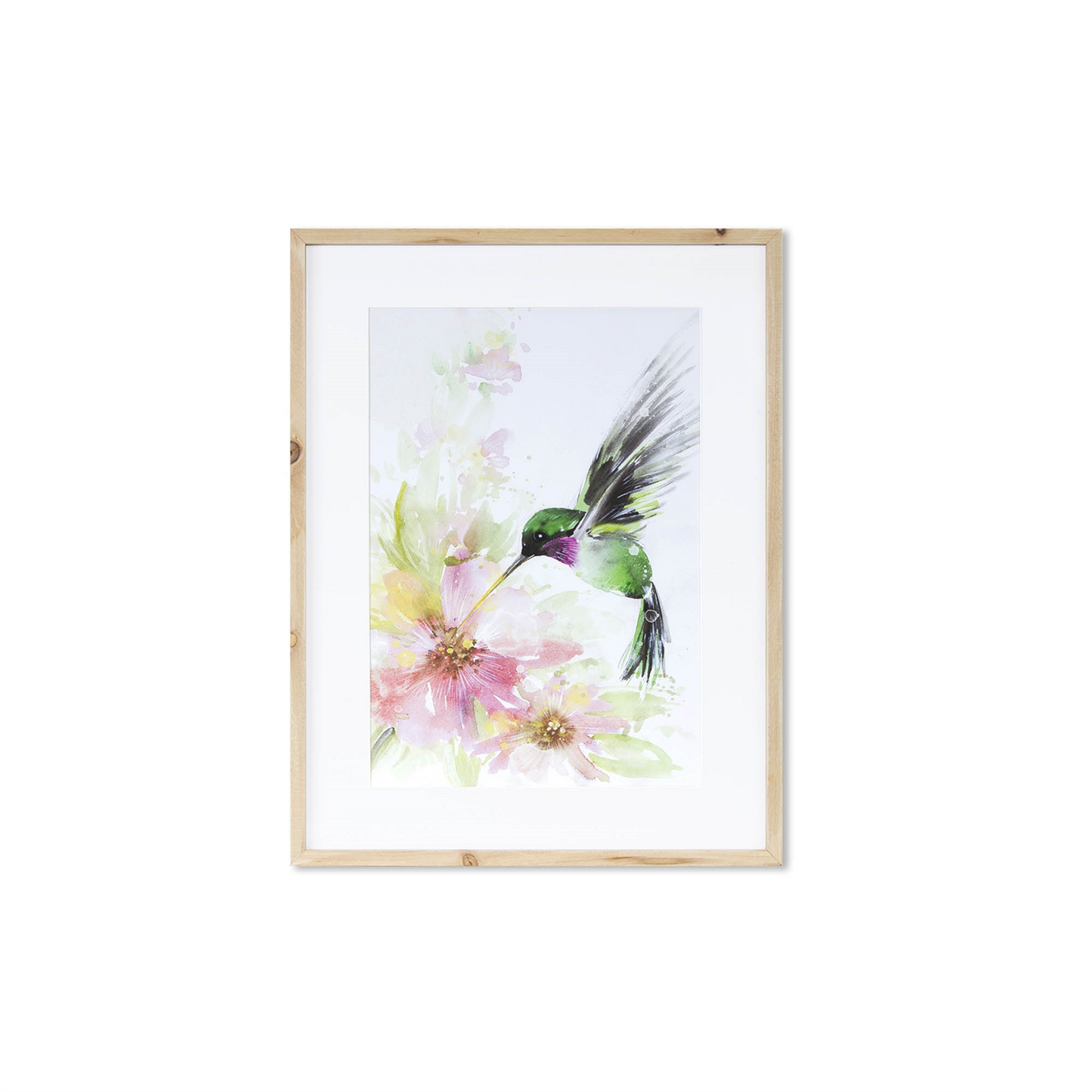 Framed Hummingbird Print (Set of 2)