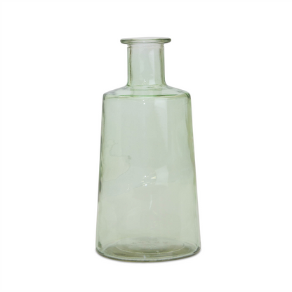 Bottle (Set of 2) 7"H, 9.5"H Glass