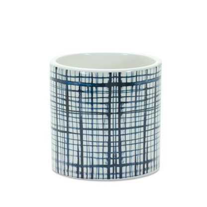 Criss Cross Pattern Planter (Set of 2)