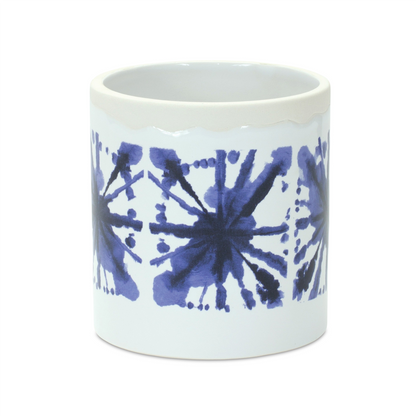 Tie-Dye Print Ceramic Pot (Set of 2)