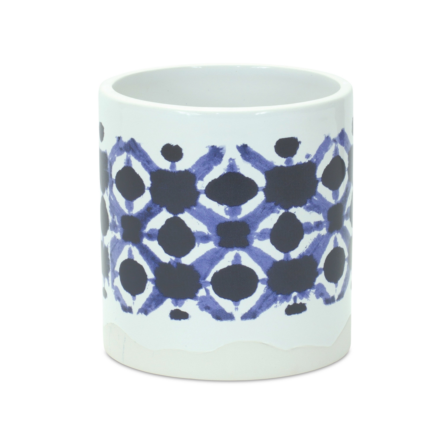Tie-Dye Print Ceramic Pot (Set of 2)