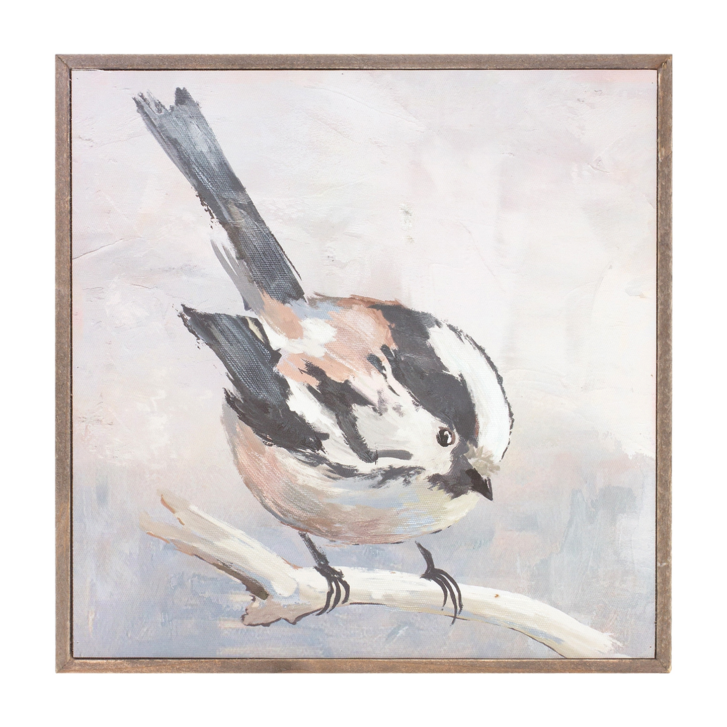 Framed Bird Canvas Block (Set of 2)