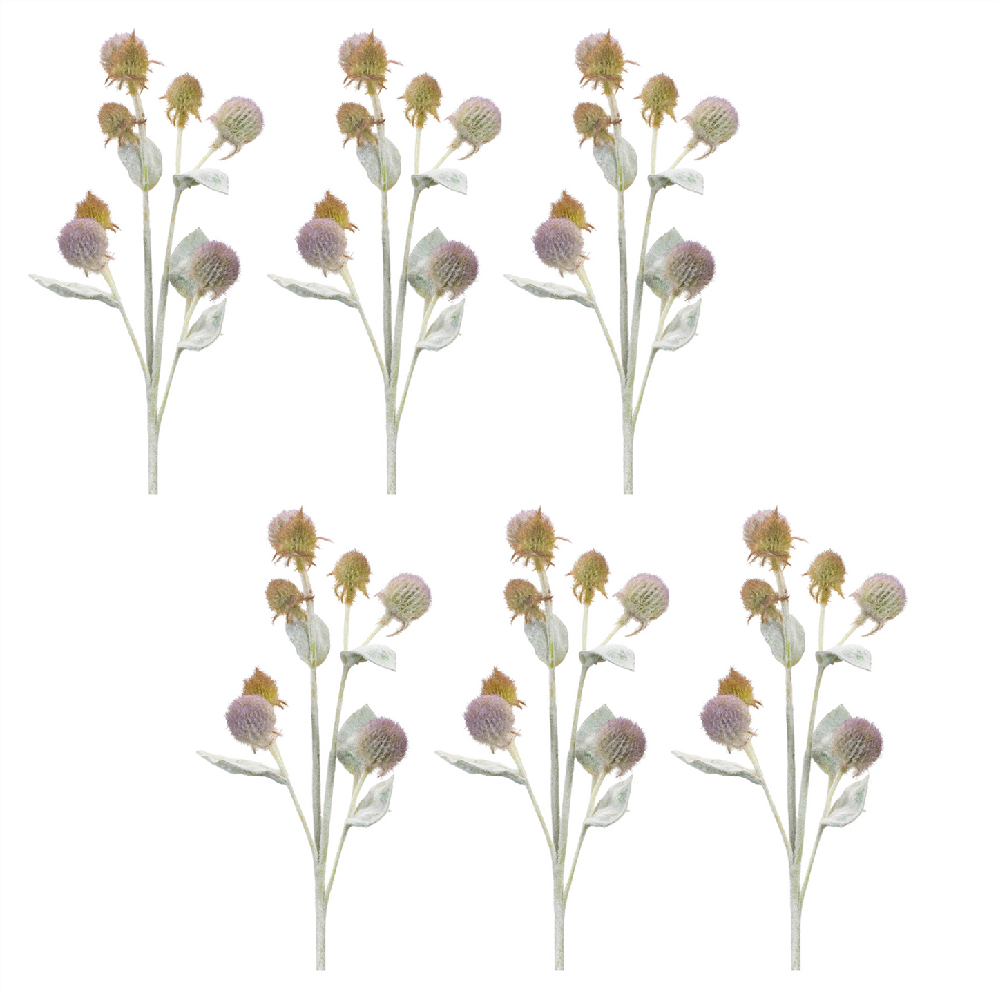 Thistle Foliage Spray (Set of 6)