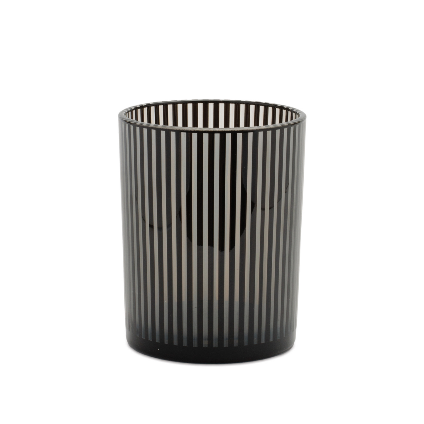 Candle Holder (Set of 2) 3.75"D x 5"H, 4.5"D x 7"H Glass