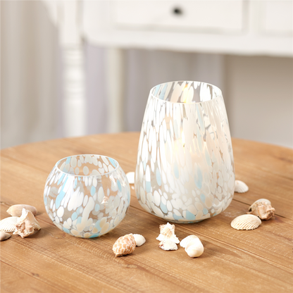 Candle Holder (Set of 4) 4.75"D x 4"H Glass