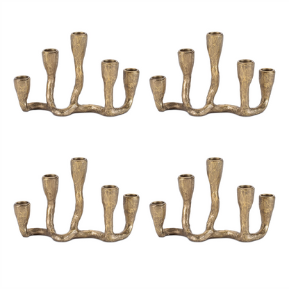 Taper Candle Holder (Set of 4) 9"L x 6"H Resin